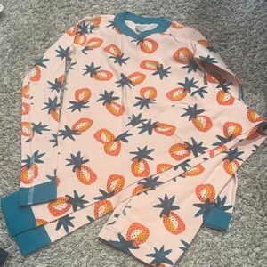 Pineapple Print Kids Pajamas